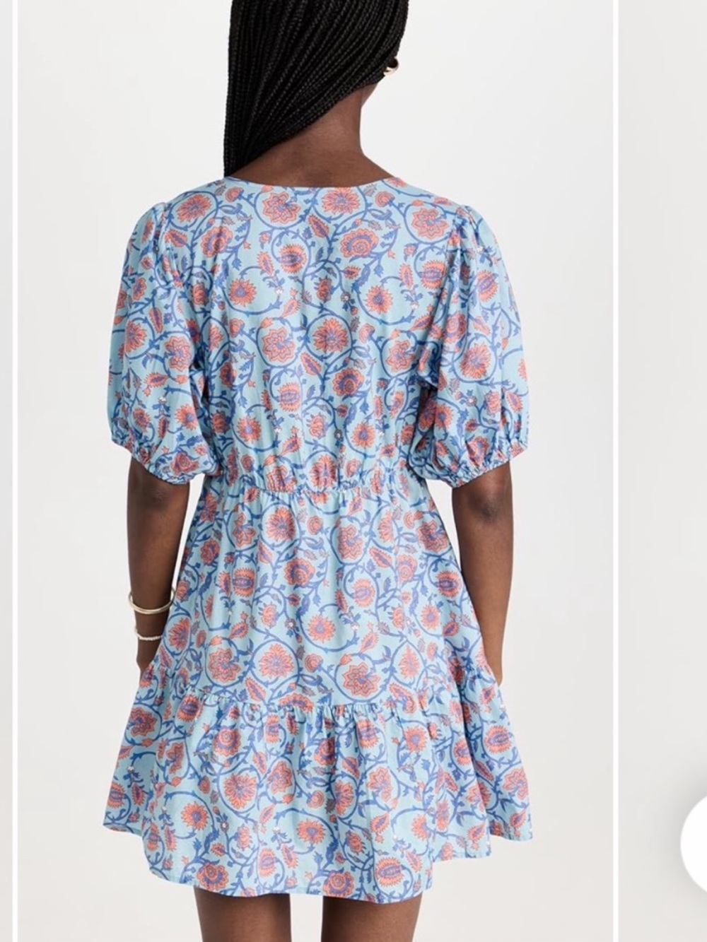 *SUNDRY*  V-neck Tiered Mini Dress Size S - Picture 3 of 8